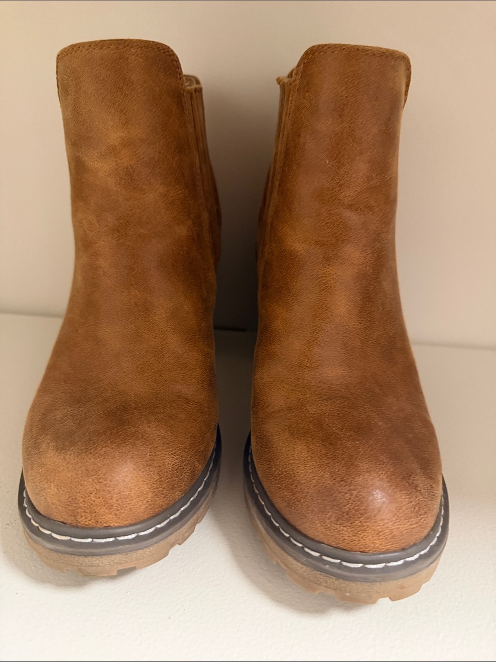 Women's Brown Chelsea Ankle Boots